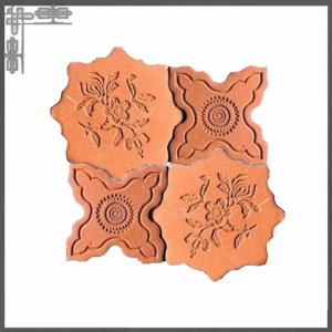 China Clay Outside Wall Decorative Bricks Terracotta Hollow Blocks For Ground on sale