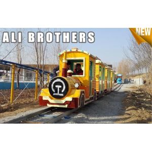Buy cheap Outdoor Amusement Equipment Tourist Electric Train Games New Design Track And Trackless Train product