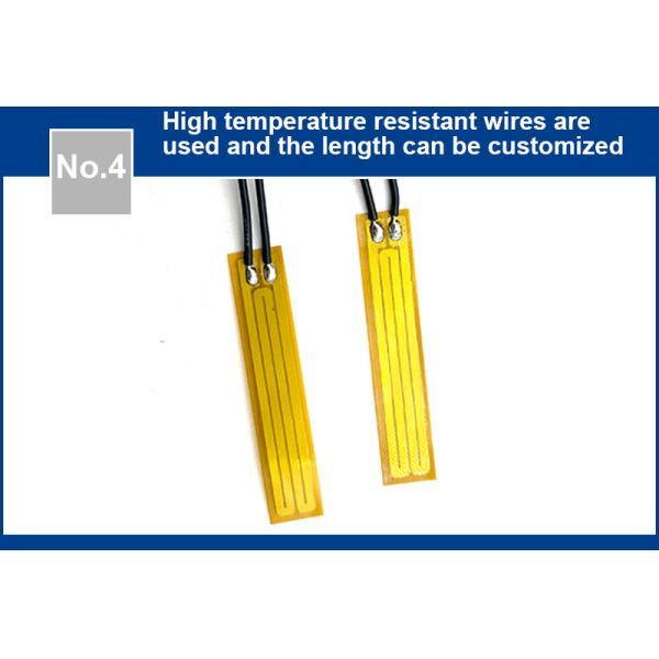 12V 24V Hair Curling Iron PTC Heating Element PI Polyimide Electric Film Heating Plate