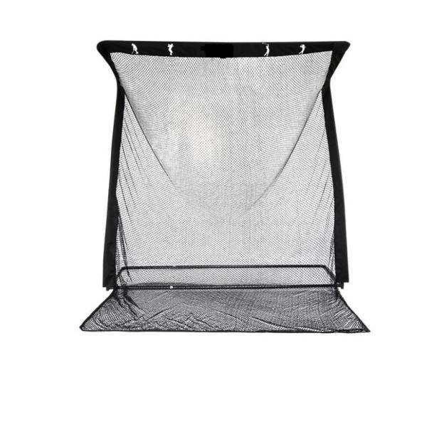 Z Shaped Golf Training Nets Nylon Fabric Black Driving Range Net 2.5m