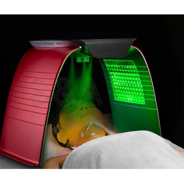 Portable Facial Beauty PDT LED Light Therapy Machine ABS Material