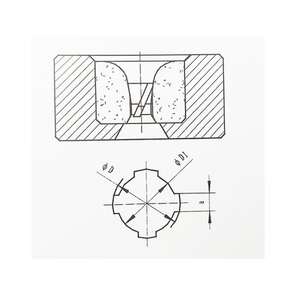 Lager Diameter Tungsten Carbide Drawing Dies WC Co Material YG6 Grade Durable