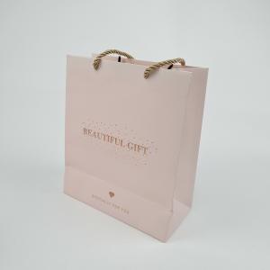 Buy cheap Quality Assurance Customized Paper Bags for Shopping with Logo Printing Biodegradable Paper Pouch product