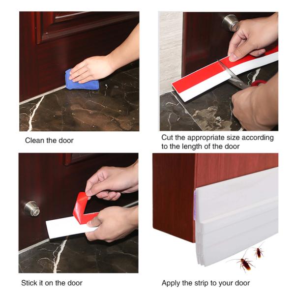 Silicone Rubber TPE Interior Bedroom Door Weather Stripping