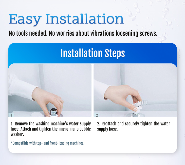 BriskSpring Ultra Fine Bubble Generator with 300% Pesticide Residue Removal Rate 80% Detergent Residue Reduction and 100 Million Bubbles/ml for