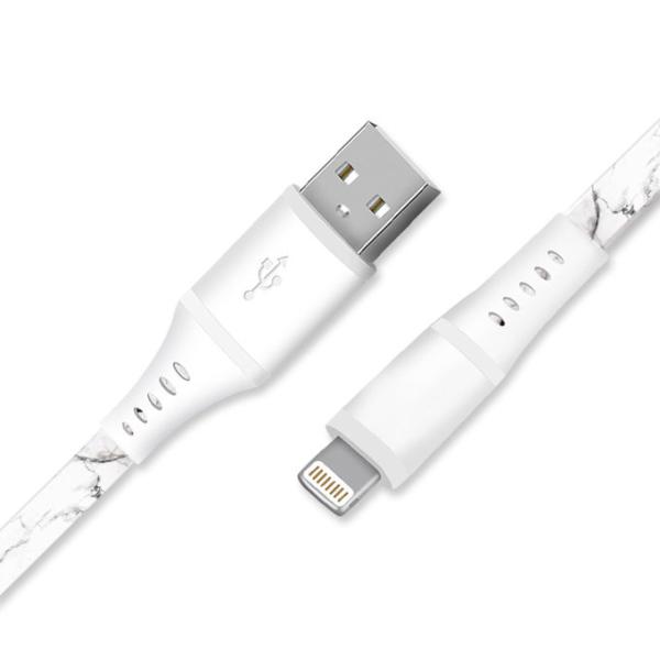 Marbling Printing Usb C To Lightning Cord , 480Mbps Ipad Charger Cable