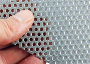 China 1x2m Galvanized Square Hole Perforated Metal Screen For Window / Door on sale