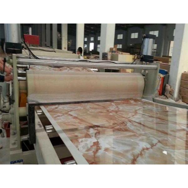 Technologically Upgraded PVC Artifical Marble Sheet Making Machine Customized Request
