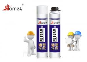 Buy cheap House Aerosol Spray Foam Insulation Closed Cell Mixture MF Beige Color product