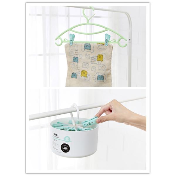 24pcs Clothes Hanger Clips Pegs