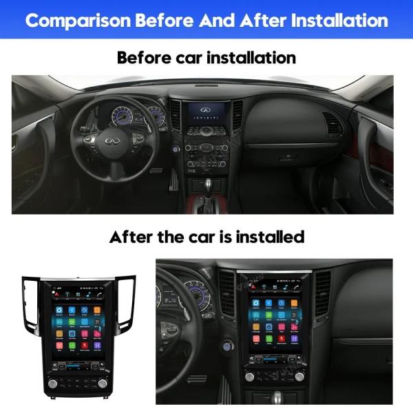 For 2012-2019 Infiniti FX35 QX70 12.1 Inch 8 Core Stereo Android GPS Navigation Multimedia Player Wireless Carplay BT 4G