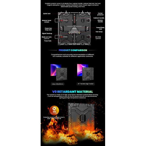 7680hz waterproof p1.56 p3.91 p2.6 p2.97 p2.604 p2.976 wall video stage rental led screen display