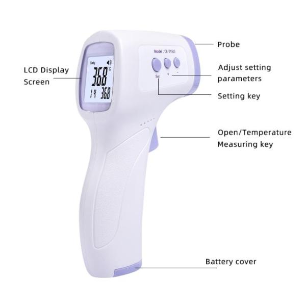 Digital Infrared Non Contact Forehead Thermometer / Body Temperature Theromometers