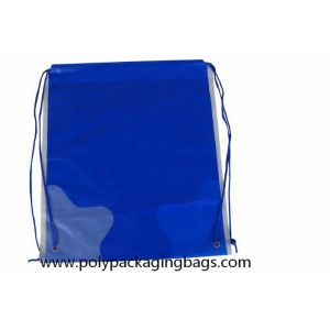 10kgs Strength Two Layer CPE LDPE Plastic Drawstring Backpack