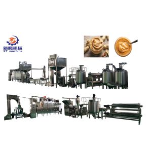 Roasting Ss304 Peanut Butter Processing Line For Peanut Making