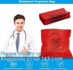 Polypropylene Biohazard Disposal Bags, Warning Label, Sterilization Printed,