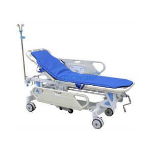 Buy cheap Single Crank Mechanical Patient Trolley, Manual Patient Transfer Stretcher product