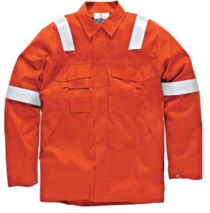 Buy cheap Big And Tall Welding Flame Resistant Clothing Orange Color High Vis product