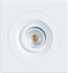 Square 360 Rotatable Dimmable LED Recessed Lighting 130x130mm