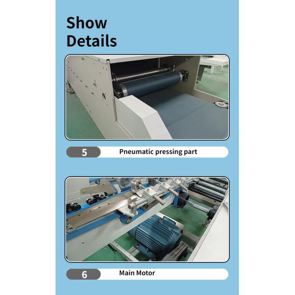 CQT-800 Automatic Folder Gluer Machine for Aluminum Foil and Tin Foil Packaging Box