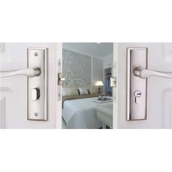 Dummy Bathroom AC Finish Zinc Alloy Door Handle Reversible