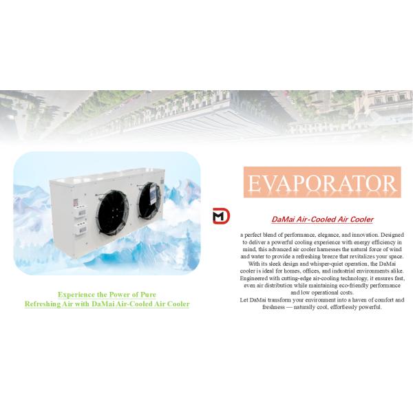 Maximize Your Cooling System with Electric Evaporator In Refrigeration System and Air Area 7m2 To 500m2