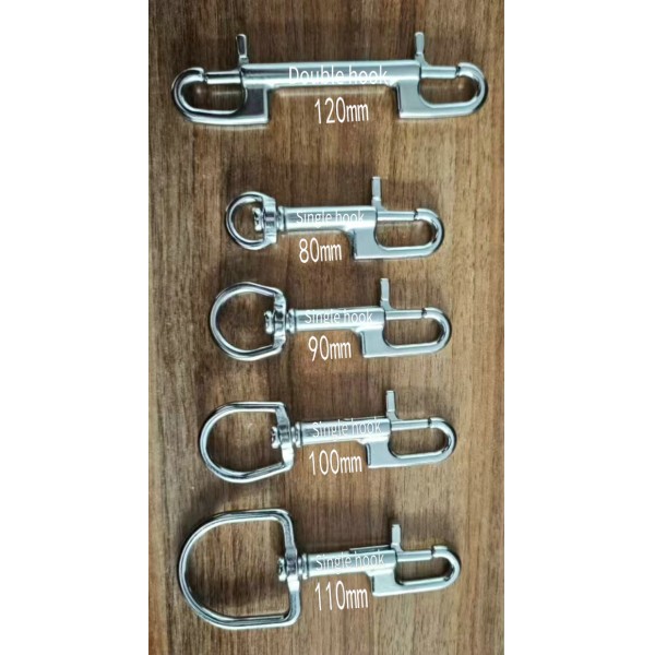 Single hook Double hook fork shaped spring shackle diving hook high Rust-proof good strength