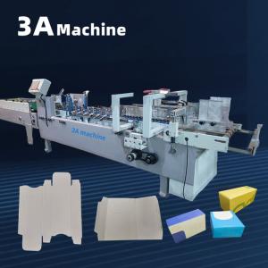 China Video Feedback Semi Auto Folder Gluer Machine for Timely Delivery and Side Glue Folding on sale