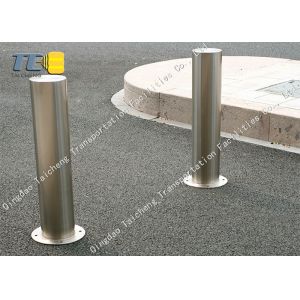 China Detachable 304 Stainless Steel Bollards Polished And Brushed on sale