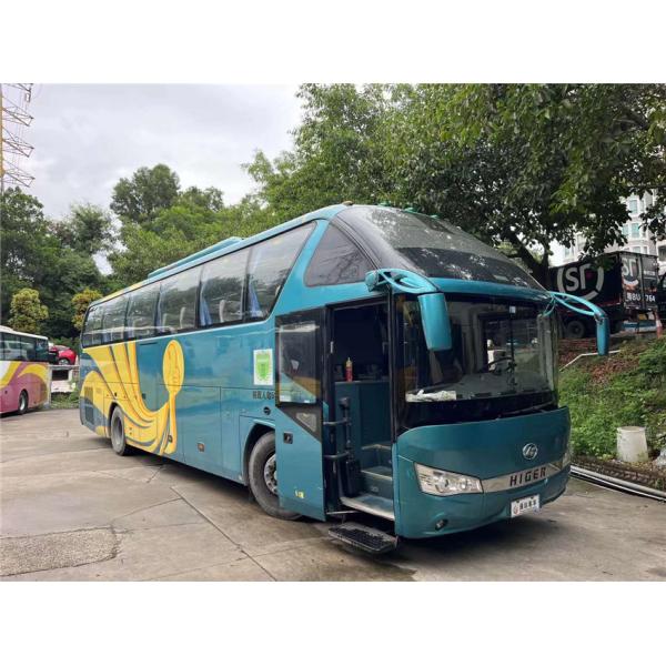 Euro 4 Used Higer Bus 51 Seats Travels Bus Second Hand With Manual Transmission