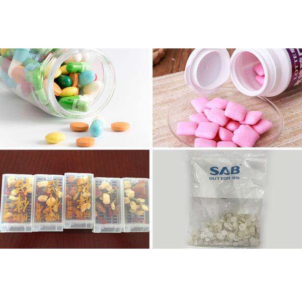 High Precision Electronic Counting Machine Stainless Steel Pill Bottle Filling Machine