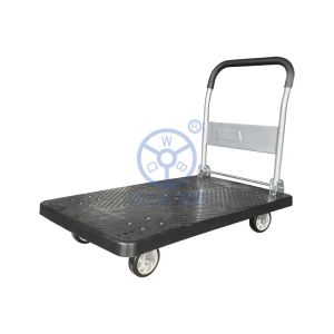 Buy cheap 500kg Five Wheels Foldable Platform Trolley With Handle Industrial product