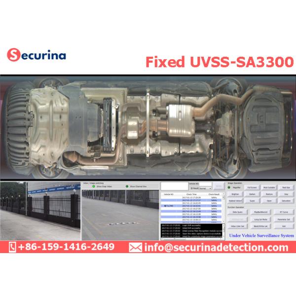 RS422 120W Under Vehicle Inspection System IP68 Waterproof Camera