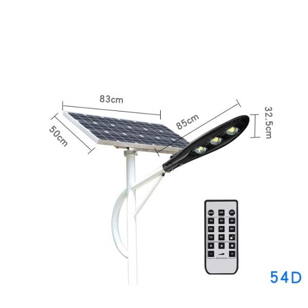 Solar Panel Battery Aluminum Remote Control Street Light