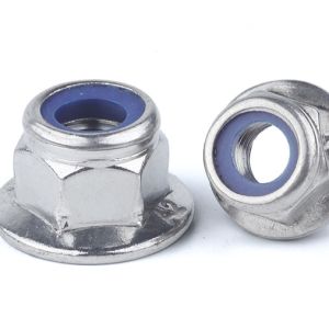 China Carbon  Steel Class 6 /8  Hex Nylon Lock Nuts on sale