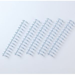 Buy cheap Metal Spiral Book Double Loop Binding 34 Loops Electroplated product
