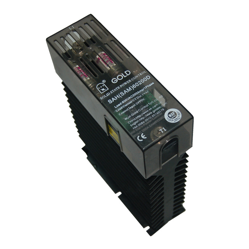 Buy cheap 48-600VAC 100A Solid State Relay Heatsink product