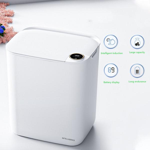 18L/20L Drawstring Packaging Intelligent Induction Multiple Induction Modes Large Capacity Electronic Sports Plastic Trash Can