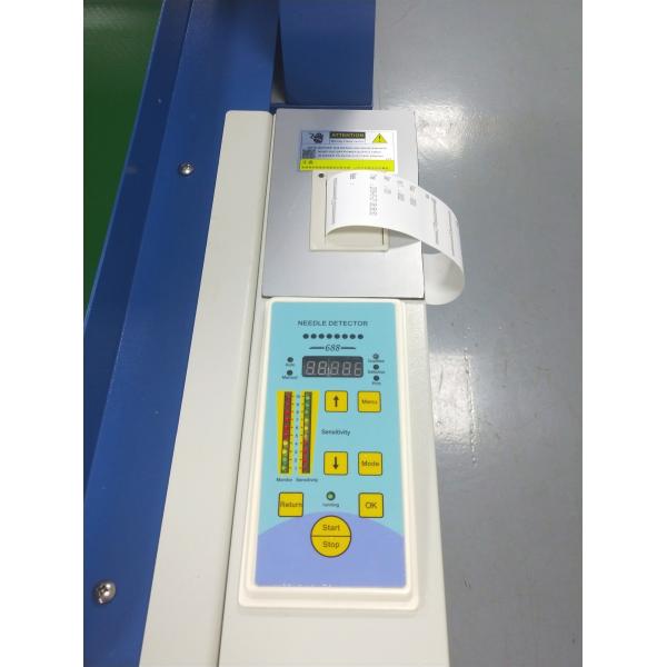 Microcomputer PLC Control Needle Metal Detector side view