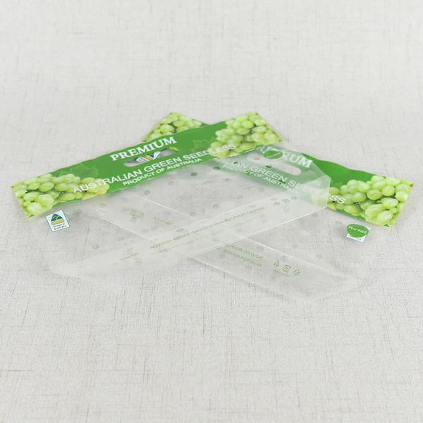 Fridge Zip Lock Fresh Vegetable Plastic Packaging Bags 80-300mic Thickness