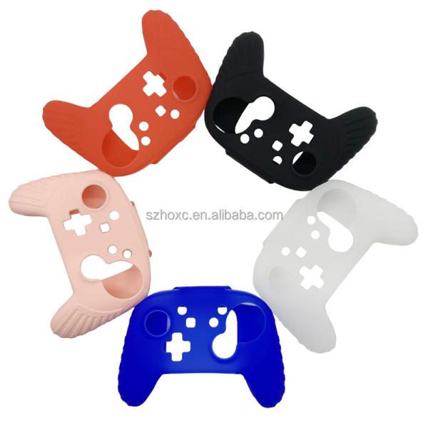 HOXC Non-slip Shell Cover for Nintendo Switch Pro Controller, Silicone Grip Skins Compatible with Switch Pro Controller