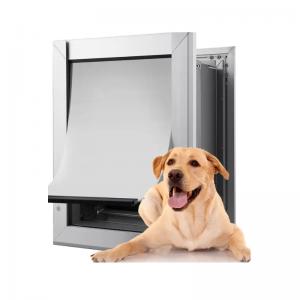 Buy cheap Customized Aluminum PET Door Controllable Access Two Way Dog Door product
