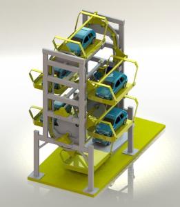 Buy cheap Automatic Compact Vertical Rotary Parking System Lightweight product
