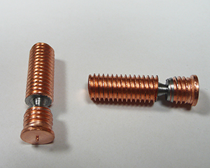 BTH BOLTE Welding Studs for Capacitor Discharge Stud Welding Threaded Knock-Off Studs
