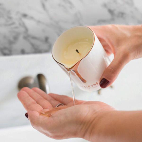 Household Wedding Candle Holder Pottery , Luxury Gold Candle Jar With Spout