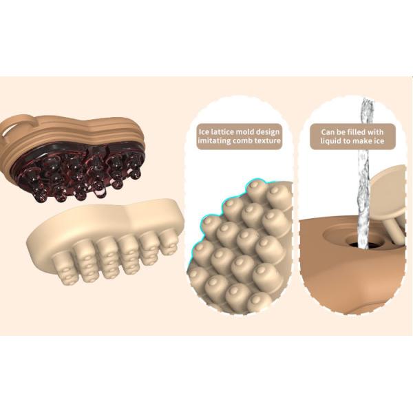 Ice Therapy Scalp Massage Comb – Cold Scalp Massager For Hair Growth, Stress Relief, Dandruff Control & Headache Relief | FDA Silicone | Reusable