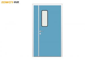 Buy cheap Hospital Soundproof Steel Entrance Doors With Glass Windows product