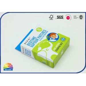 Medication Packaging Printed Folding Carton Box Reverse Uv Coating