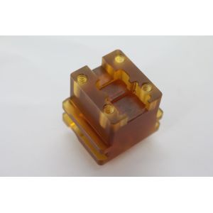 Lathe Turning Precision Machined Plastic Parts Components With Lasering