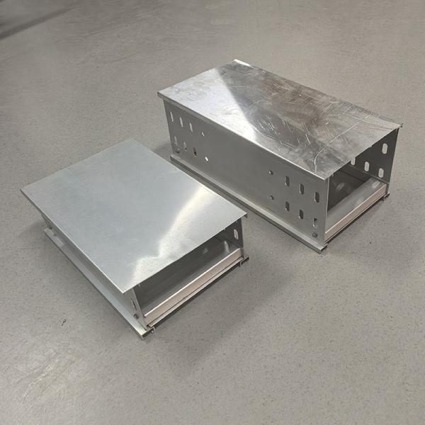 Solid Bottom Instrument Cable Tray Anodizing Aluminum Alloy OEM